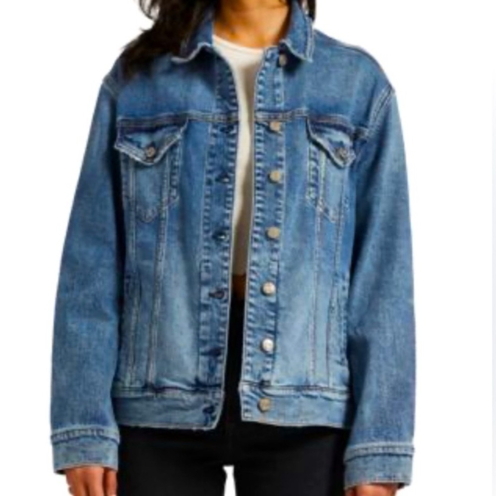 Women's Boyfriend Trucker Jean Jacket